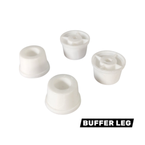 SMALL SIZE PVC CABINET BUFFER LEG PACK OF 50PCS