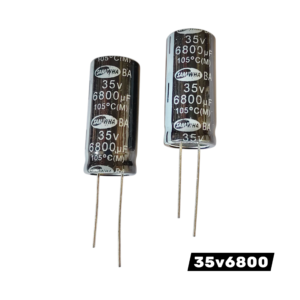 SAMWHA BRAND 6800uF35V ELECTROLYTIC ORIGINAL CAPACITOR SIZE (10PCS)