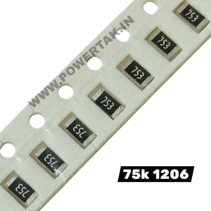 75k SMD REGESTANCE SIZE 1206 CODE 753 PACK OF 100PCS