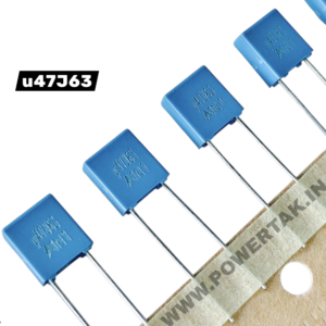 u47J63 POLYESTER FILM CAPACITOR PACK OF 50P
