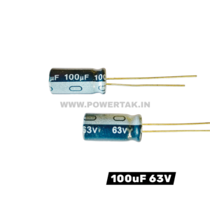 100uF 63V ELECTROLYTIC CAPACITOR PACK OF 50PCS