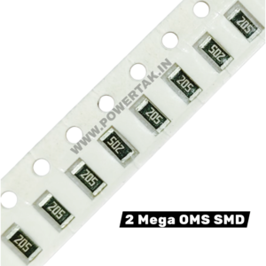 2 Mega OMS SMD REGESTANCE SIZE 1206 CODE 205 PACK OF 100PCS