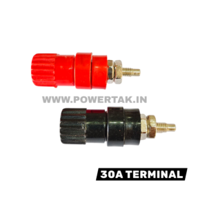 30A RED AND BLACK BIG SIZE TERMINAL PLUG 3 SET PACK OF 6PCS