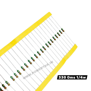330 Oms DIP REGESTANCE 1/4w PACK OF 100PCS