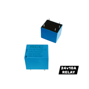 24V10A RCC BLUE COLOUR RELAY PACK OF 10PCS
