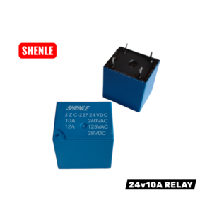 24V10A SHENLE BLUE COLOUR RELAY PACK OF 10PCS