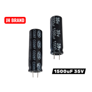 1500uF 35v JH ELECTROLYTE CAPACITOR SMALL SIZE 10*31