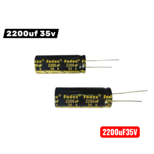 Fodex 2200uF 35v ELECTROLYTIC CAPACITOR SIZE 13*35