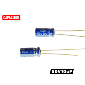 10uF50v ELECTROLYTIC CAPACITOR SIZE 6*10 PACK OF 50PCS
